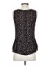 Ann Taylor LOFT 100% Polyester Black Sleeveless Blouse Size XS - photo 2