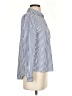Leith Stripes Blue Long Sleeve Button-Down Shirt Size XS - photo 4