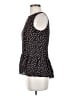 Ann Taylor LOFT 100% Polyester Black Sleeveless Blouse Size XS - photo 5