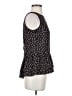 Ann Taylor LOFT 100% Polyester Black Sleeveless Blouse Size XS - photo 4