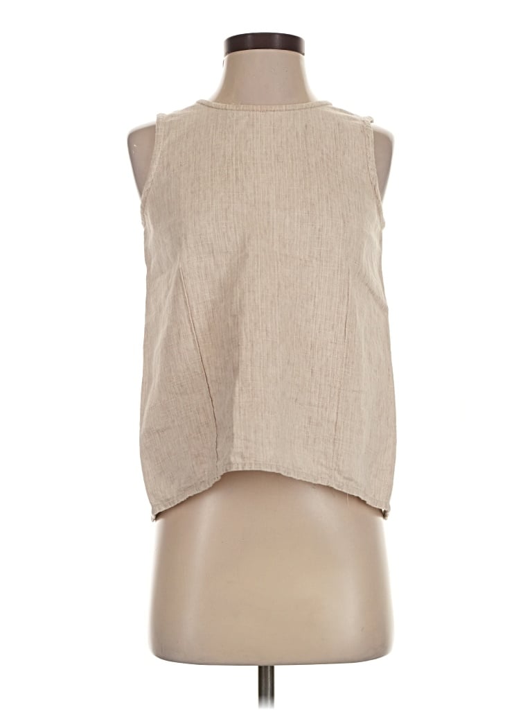 Pre-owned Roberto Collina Sleeveless Blouse In Tan