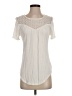 Old Navy 100% Rayon Ivory Short Sleeve Top Size S - photo 1