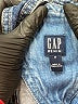 Gap 100% Cotton Blue Overalls Size M (kids) - photo 3