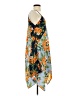 Speed Control 100% Polyester Tropical Blue Casual Dress Size S - photo 4