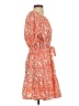 Oliphant Paisley Orange Casual Dress Size S - photo 4