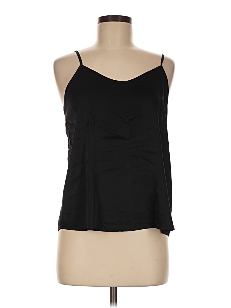 Pre-owned Zeagoo Sleeveless Top Black Halter Neckline Tops
