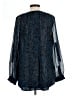 Grace Elements 100% Polyester Blue Long Sleeve Blouse Size L - photo 2