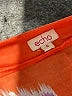 Echo Print Orange Casual Dress Size S - photo 7