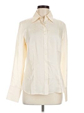 Ann Taylor Long Sleeve Silk Top