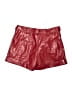 Ces Femme Metallic Red Shorts Size M - photo 2