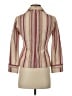 BCBGMAXAZRIA 100% Cotton Stripes Ivory Blazer Size 0 - photo 2