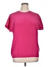 Liz Baker Pink Short Sleeve Blouse Size 1X - photo 1