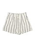 Primark Stripes Ivory Shorts Size 8 - photo 1