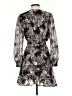 Dizzy Lizzy 100% Polyester Paisley Black Cocktail Dress Size S - photo 2