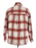Love Tree Plaid Red Long Sleeve Blouse Size M - photo 2