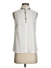 J.Crew 100% Cotton Silver Sleeveless Blouse Size 2 - photo 1