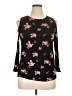 Joe Boxer Black 3/4 Sleeve Top Size XL - photo 1