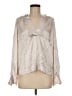 Rails Silver Long Sleeve Blouse Size M - photo 1