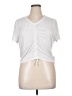 Athleta White Short Sleeve T-Shirt Size XL - photo 1