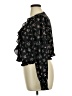 I.N. San Francisco 100% Polyester Black Long Sleeve Blouse Size XL - photo 5