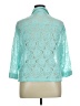N Touch Teal 3/4 Sleeve Button-Down Shirt Size XL - photo 2