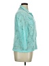 N Touch Teal 3/4 Sleeve Button-Down Shirt Size XL - photo 4