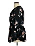 Stella Luce 100% Polyester Floral Black 3/4 Sleeve Blouse Size XL - photo 5