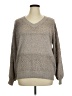 Unbranded 100% Polyester Metallic Gray Pullover Sweater Size XL - photo 1