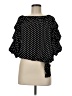 Coco Bianco Polka Dots Black 3/4 Sleeve Blouse Size M - photo 1