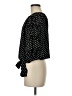 Coco Bianco Polka Dots Black 3/4 Sleeve Blouse Size M - photo 5