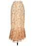 Paper Crane 100% Polyester Paisley Orange Formal Skirt Size S - photo 1