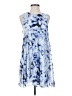BCBGeneration 100% Polyester Print Blue Casual Dress Size S - photo 1