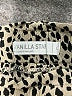 Vanilla Star 100% Rayon Animal Print Gold Shorts Size L - photo 3