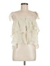 SWF 100% Viscose Ivory Sleeveless Blouse Size M - photo 1
