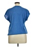 Notations 100% Polyester Tweed Blue Short Sleeve T-Shirt Size XL - photo 2