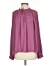 Assorted Brands 100% Polyester Purple Long Sleeve Blouse Size S - photo 1