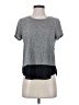 Express Gray Short Sleeve Top Size S - photo 1