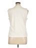 Talbots 100% Polyester Silver Sleeveless Blouse Size XL Petite - photo 2