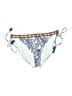 LOFT Beach White Blue Swimsuit Bottoms Size M - photo 1