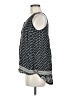 Walmart 100% Rayon Gray Black Sleeveless Blouse Size M - photo 5