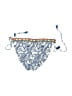 LOFT Beach White Blue Swimsuit Bottoms Size M - photo 2
