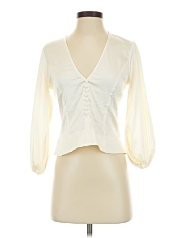 Express Outlet 3/4 Sleeve Blouse (view 1)