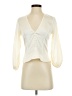 Express Outlet Ivory 3/4 Sleeve Blouse Size S - photo 1