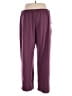 Cabernet Solid Purple Casual Pants Size XL - photo 2