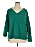 Ann Taylor Solid Green Pullover Sweater Size XL - photo 1