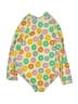 Hanna Andersson Floral Yellow Rash Guard Size 5 - photo 2
