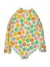 Hanna Andersson Floral Yellow Rash Guard Size 5 - photo 1