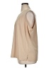 Notations 100% Polyester Tan Sleeveless Blouse Size 1X - photo 5