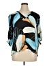 Worthington 100% Polyester Teal Short Sleeve Blouse Size XL (petite) - photo 1