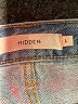 Hidden Jeans 100% Cotton Blue Denim Shorts Size L - photo 3